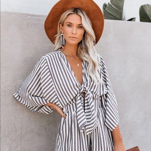 Striped Romper